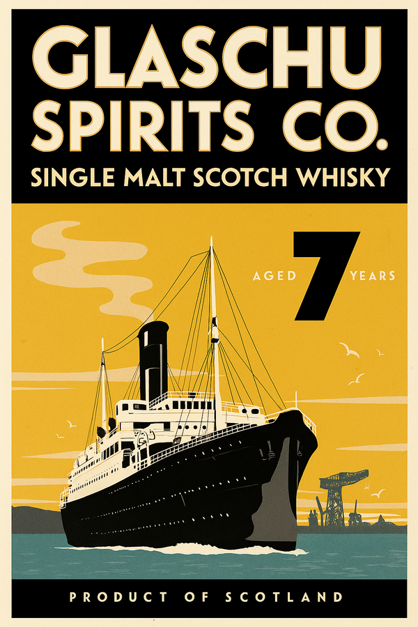 Blair Athol 7 Year Old Rum Finish Poster