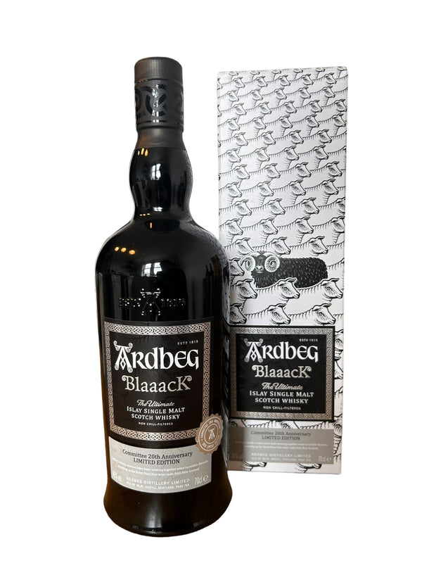 Ardbeg 'Blaaack' 20th Anniversary Limited Edition Single Malt Scotch Whisky, 70cl, 46% ABV